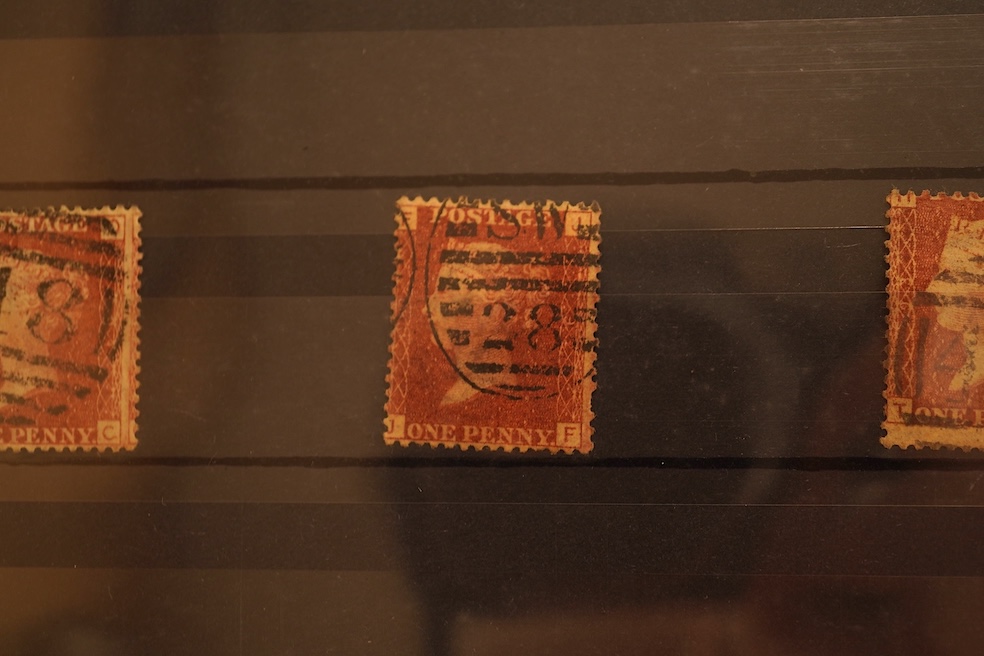 The Penny Red Plate Collection and The 1875-81 Halfpenny Plate Collection, both with Westminster Collection certificates, in two albums